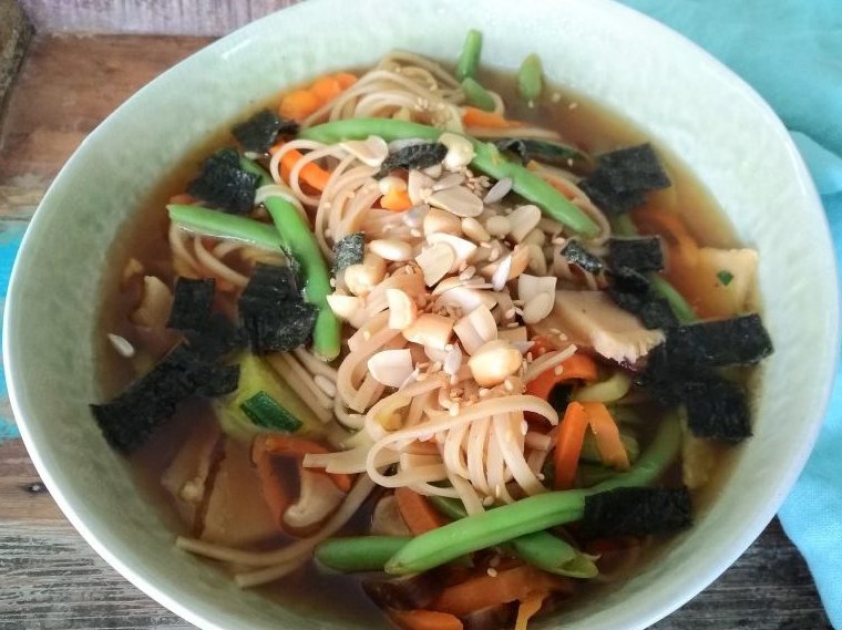 Thai-Inspired Vegetable Noodle Soup