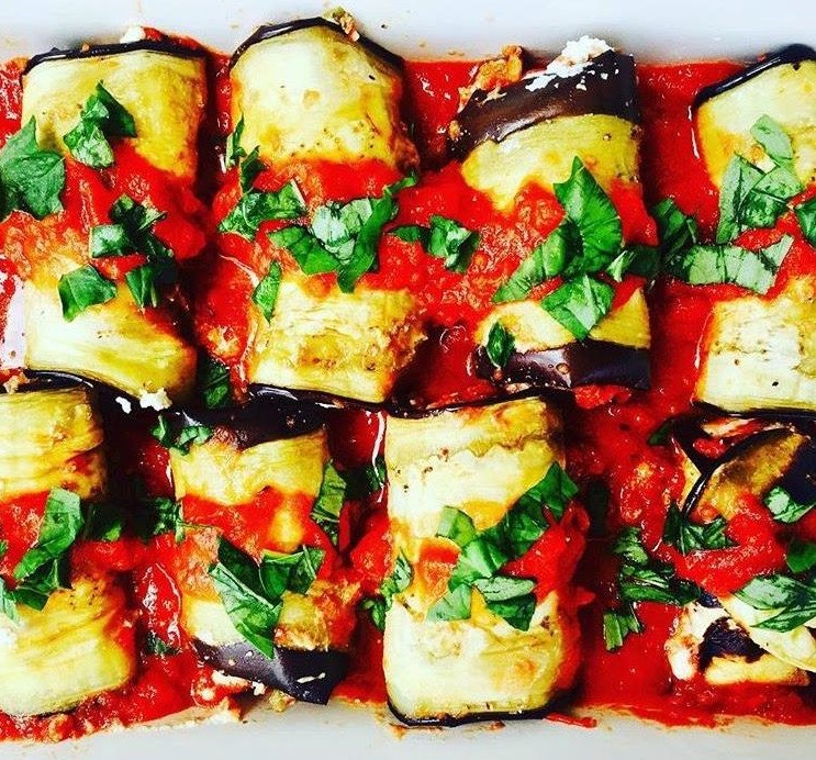 Eggplant Roll Ups Vegan Culinary Cruise