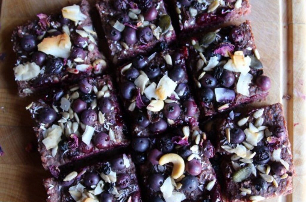 Raise the Bar with some Banana-Blueberry Bars