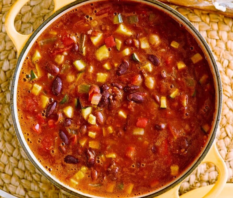 Plant-Based Tailgate Chili for your Home-Based Meals