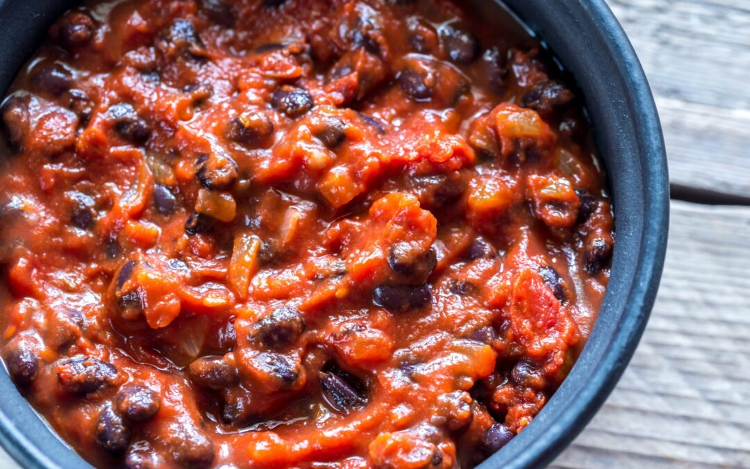 Enjoy a Spicy February with some Black Bean-Mushroom Chili